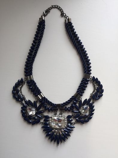 Navy necklace