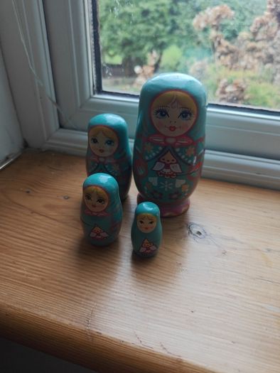 wooden stackable Dolls