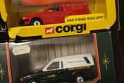 2 vintage Corgi Ford Escort Vans Die.cast  Models