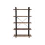 Bookcase Stable Standing Shelf with 5 Shelves  Levels sturdy storage Image 3
