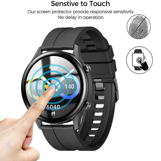 5D Soft Glass Protective Film For Xiaomi IMILAB  SW11L Screen Protector Cover for IMILAB Watch Accessories