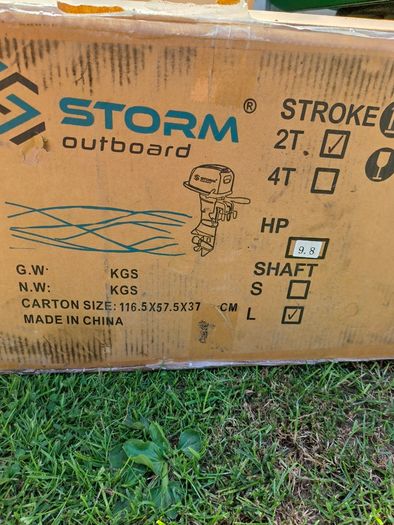 Storm 9.8hp Long 2t Outboard Engine