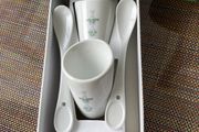 Solheim boxed  egg cups &amp; spoons 2011