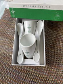 Solheim boxed  egg cups & spoons 2011