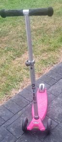 Pink scooter