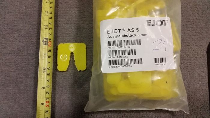 Packers/Shims EJOT 3mm, 1mm, 5mm, 8mm, 10mm