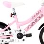 Kids Bike with Front Carrier 12 inch White and Pink Image 7