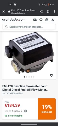 5 FM - 120 Fuel Flow Meter x5
