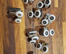Shower door rollers