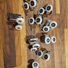 Shower door rollers