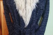 River Island Navy Cardigan/ Coat  Size 14