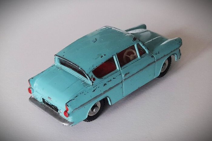 Diecast Vintage Dinky Toys Ford Anglia (105E) - Fair to Good Original Condition/No Box