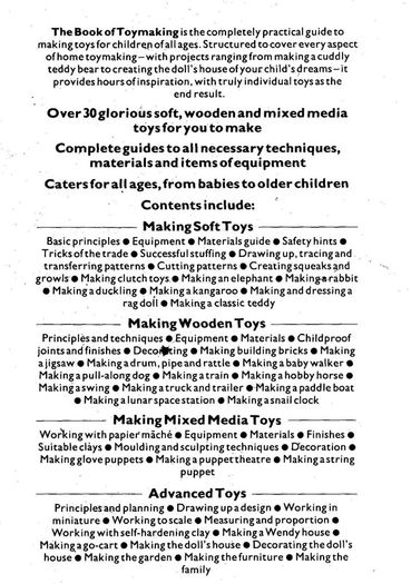 The Book Of Toy Making (pamela Peake)