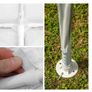 3 x 6 m Party Garden Waterproof Marque Gazebo Tent Marquee with 6 Sides Panels, White Image 5