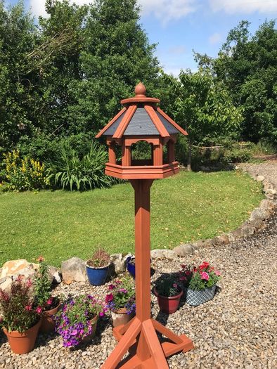 Bird Table feeders Slated Roof - colour choices.