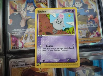 Spoink ! from Ex Dragon Set ! 2003 ! Vintage Pokemon Card !