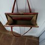 Ackery London Tan Vintage  Leather Suede Lined Bag Image 5