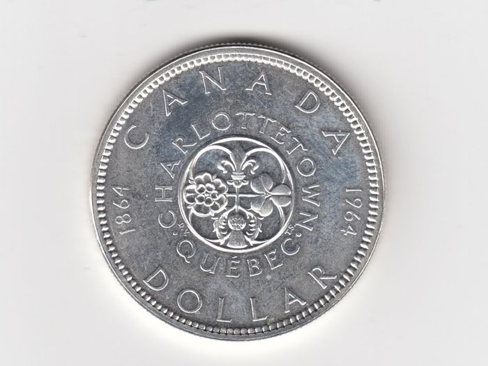 CANADA 1864-1964 Dollar, 80% silver coin (No. G35)