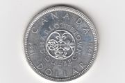 CANADA 1864-1964 Dollar, 80% silver coin (No. G35)