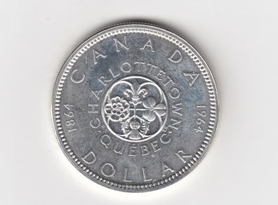 CANADA 1864-1964 Dollar, 80% silver coin (No. G35)