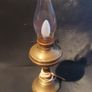 Converted Brass Oil Lamp Image 4