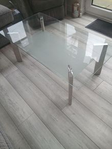 glass coffee table