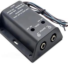 Two Channel Speaker RCA Line Level Converter Adapter Car Audio High Low Rear