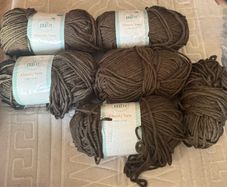 Brand new chunky yarn olive yarn