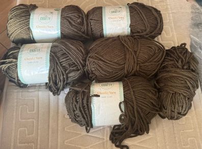 Brand new chunky yarn olive yarn