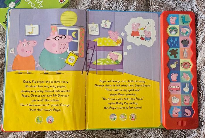 Peppa's Super Noisy Sound Book + My Grandpa Board Book