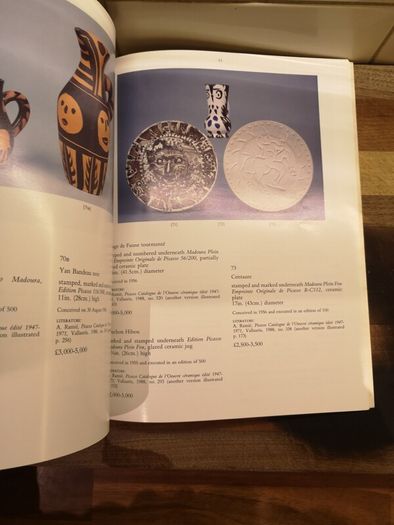 Editions Picasso, from various sources : Thursday 18 October 1990 [auction catalogue] Christie's, London