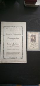 Selection of Rare 1916 - 1922 related Memorial Cards and an Irish volunteers membership card for sale.