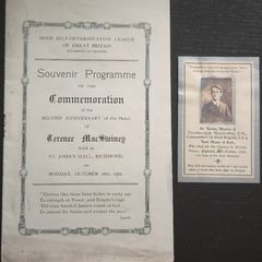 Selection of Rare 1916 - 1922 related Memorial Cards and an Irish volunteers membership card for sale.