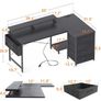 Corner Desk Black Image 6