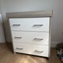 Obaby Nika 2 Piece Nursery Set Grey Wash White Image 4