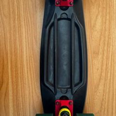 D-Street plastic cruiser skateboard - black