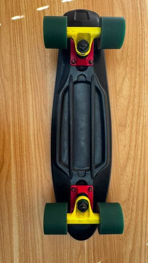 D-Street plastic cruiser skateboard - black
