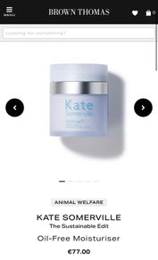 Kate Somerville Oil-free Moisturiser  50ml Brand New