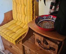 Hall bench solid pine