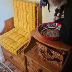Hall bench solid pine