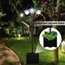Solar Lamp Post Street Light with Planter Automatic Image 6