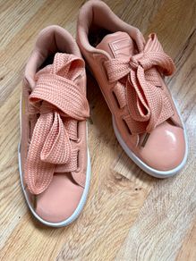 Laced trainers