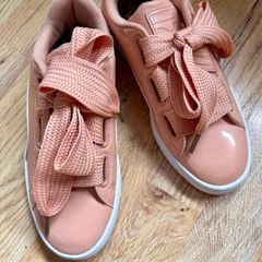 Laced trainers