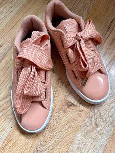 Laced trainers