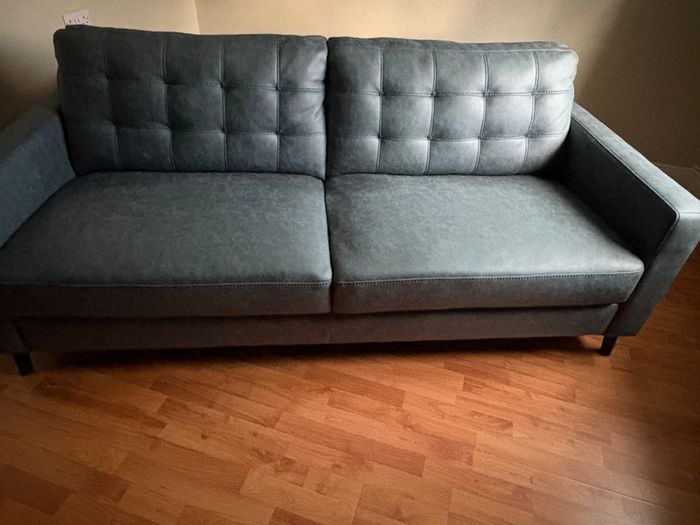 Blue 3 seater couch