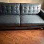 Blue 3 seater couch Image 6