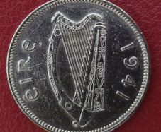 Ireland 1941 Silver Shilling Coin