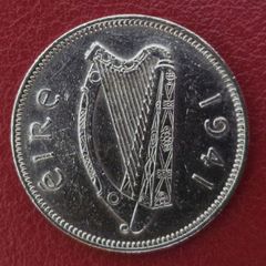 Ireland 1941 Silver Shilling Coin