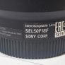 Sony FE 50mm f/1.8 e mount full frame + apsc sel50f18f autofocus af lens Image 10
