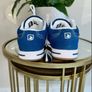 Boys Navy Duffs Strombolie Suede Trainers. Size UK 3 / EU 35.5 Image 3